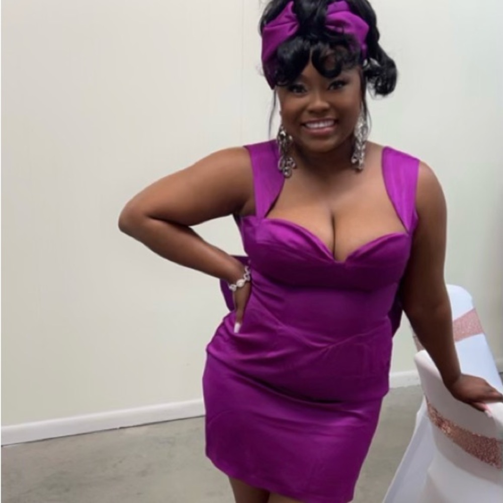 Purple Ellae Lisque Dress